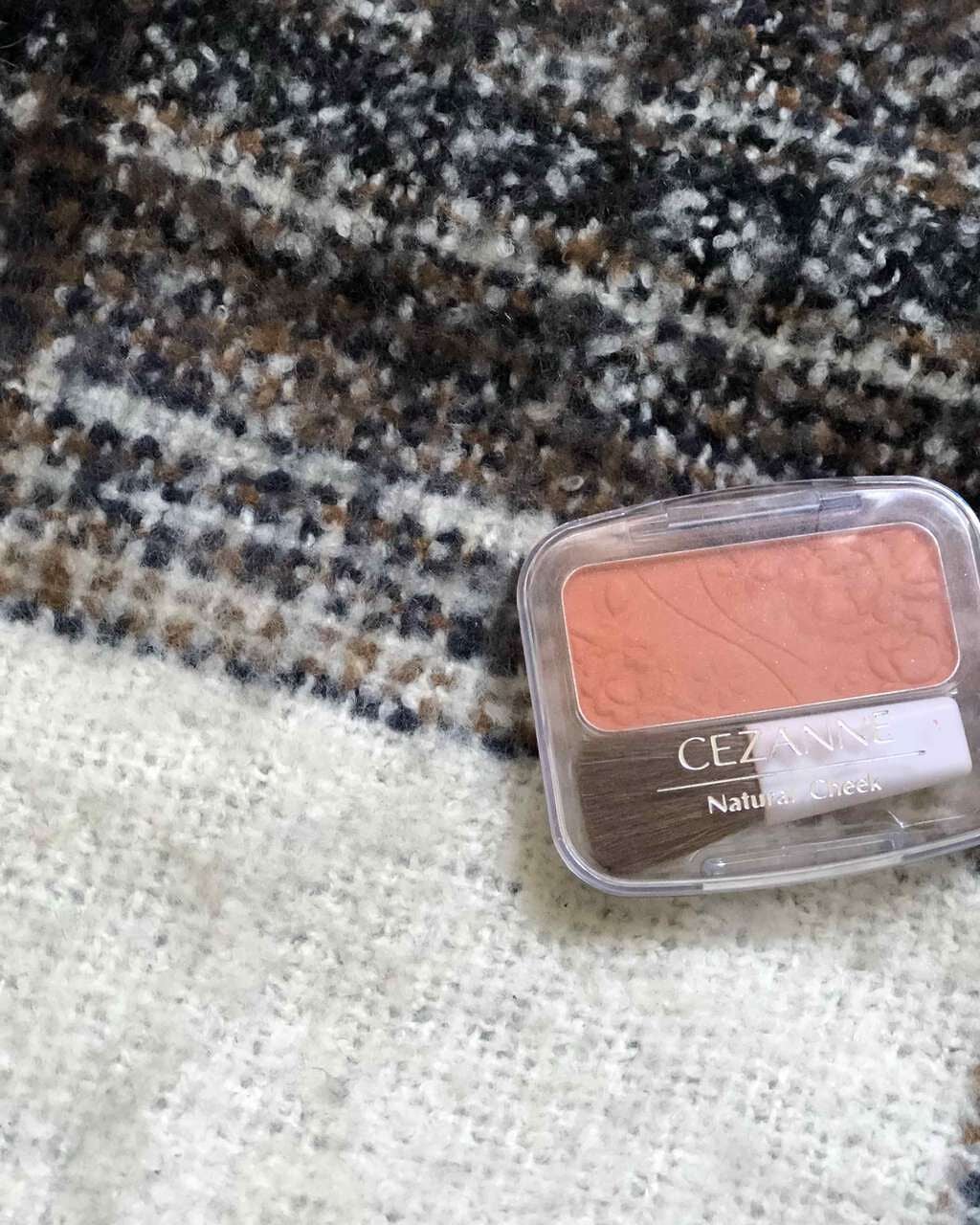 ナチュラル チークN/CEZANNE/パウダーチークを使ったクチコミ(1枚目)