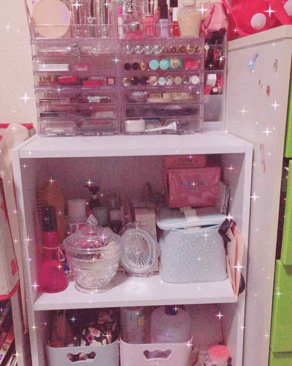 なはん on LIPS 「コスメ収納第2弾✨前回コスメ収納を投稿したんですが、その時は息..」(1枚目)