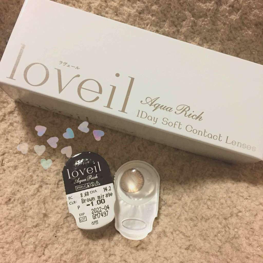 loveil 1day /loveil/ワンデー(1DAY)カラコンを使ったクチコミ(1枚目)