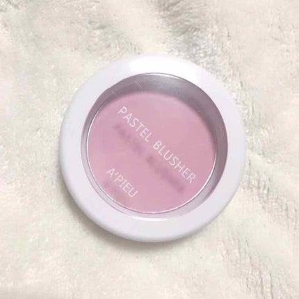 アピュー パステルブラッシャー/A’pieu/パウダーチークを使ったクチコミ(1枚目)