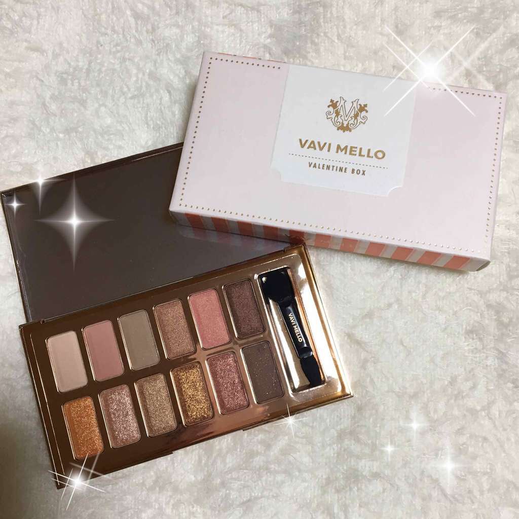 バレンタインボックス/VAVI MELLO/アイシャドウパレットを使ったクチコミ(1枚目)