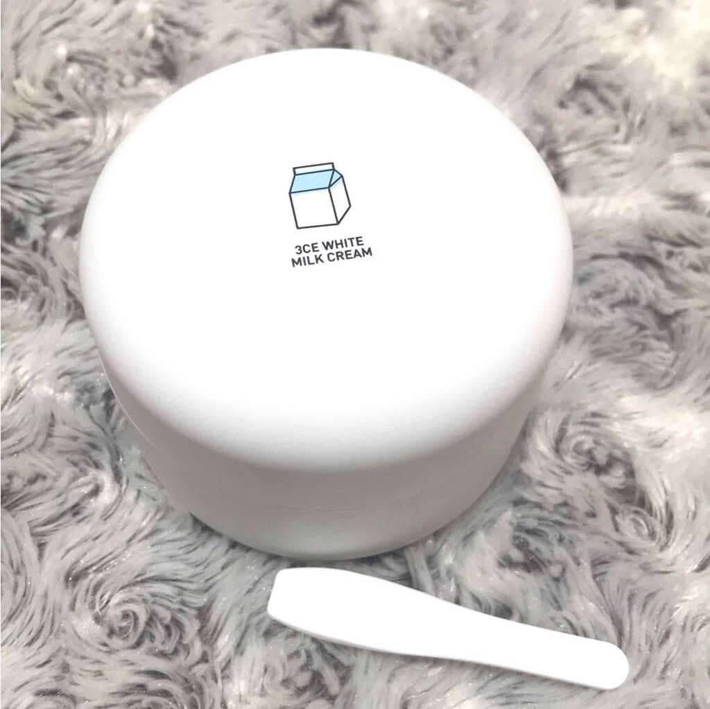 WHITE MILK CREAM/3CE/フェイスクリームを使ったクチコミ(1枚目)