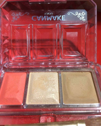 シークレットカラーアイズ/キャンメイク/アイシャドウパレットを使ったクチコミ(1枚目)