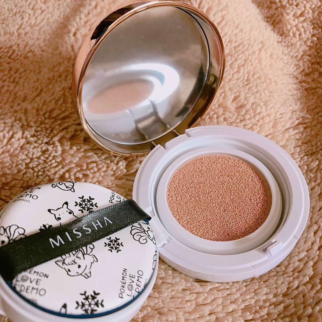 M クッション ファンデーション(モイスチャー)/MISSHA/クッションファンデーションを使ったクチコミ(3枚目)