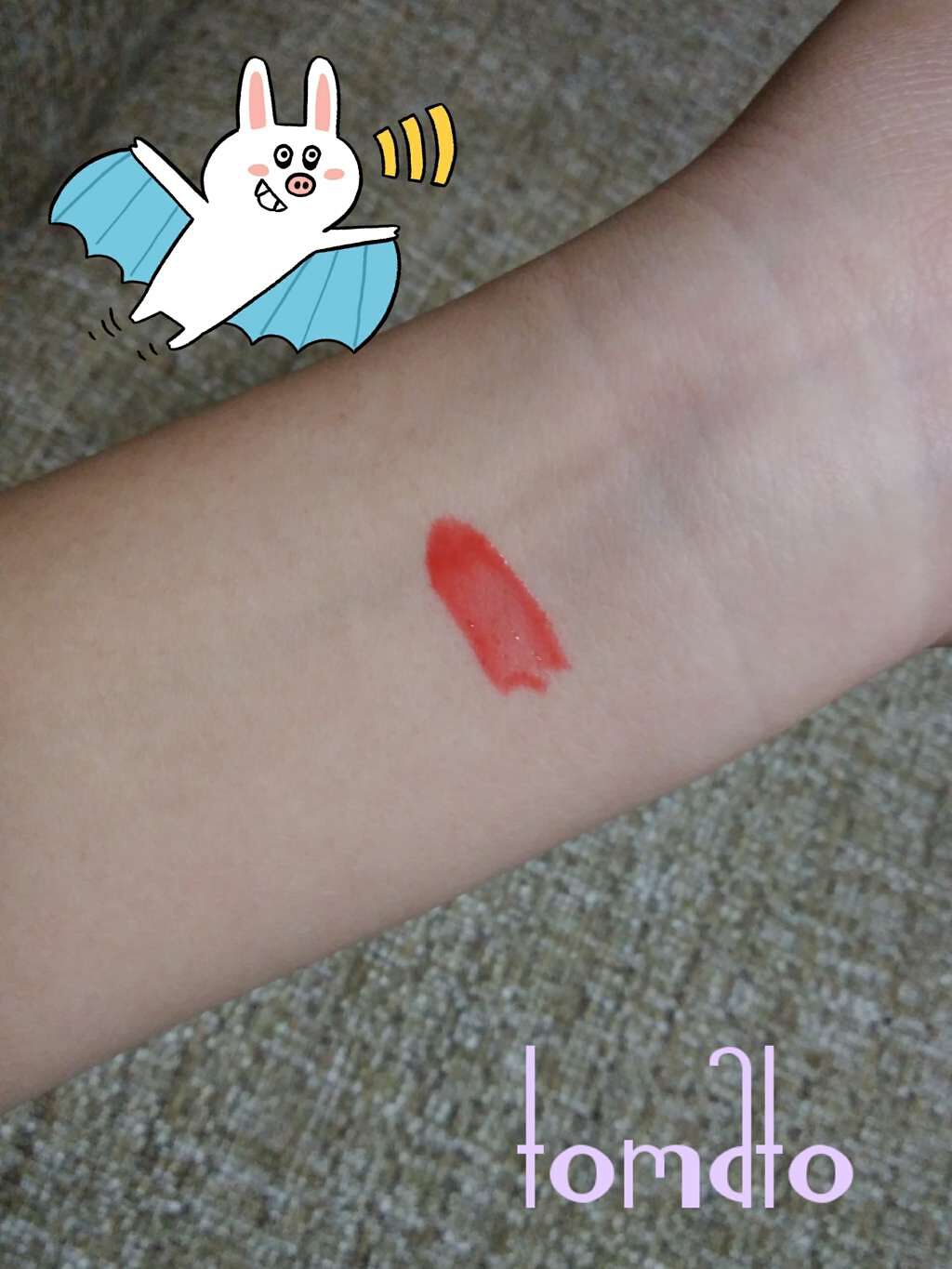 ディアダーリン ウォータージェルティント (アイスティント)/ETUDE/口紅を使ったクチコミ(2枚目)