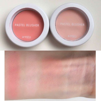 アピュー パステルブラッシャー/A’pieu/パウダーチークを使ったクチコミ(1枚目)