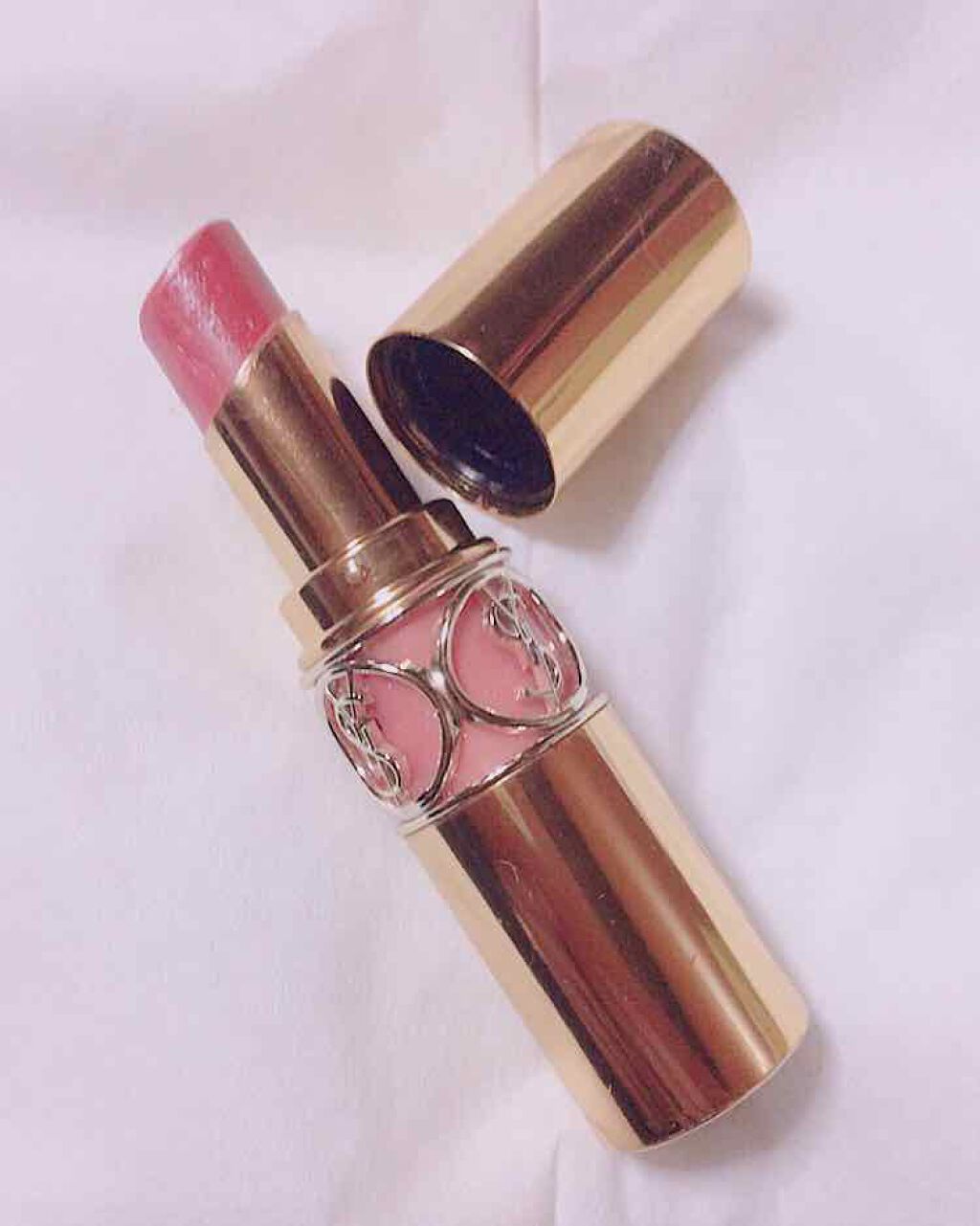 ルージュ ヴォリュプテ シャイン/YVES SAINT LAURENT BEAUTE/口紅を使ったクチコミ(1枚目)