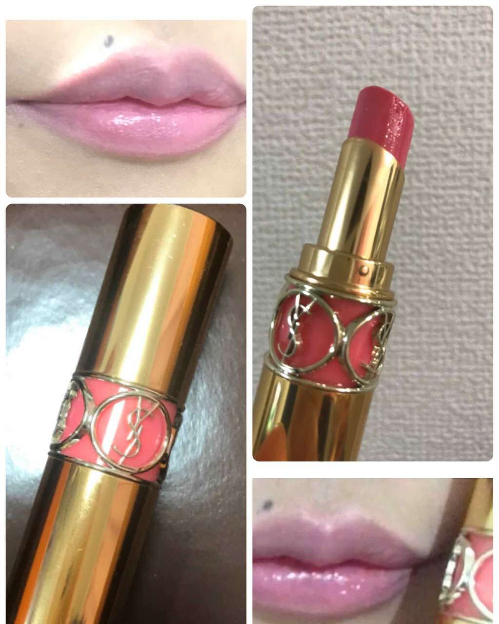 ルージュ ヴォリュプテ シャイン/YVES SAINT LAURENT BEAUTE/口紅を使ったクチコミ(2枚目)