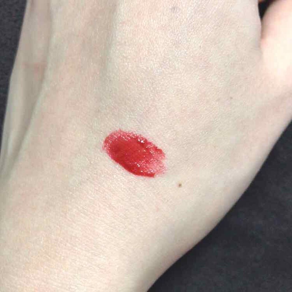 ホリデーエディション トゥインクルスノーティント/THE FACE SHOP/リップティントを使ったクチコミ(3枚目)