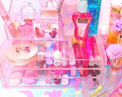 重なるアクリルケース2段引出・大/無印良品/その他化粧小物を使ったクチコミ(1枚目)