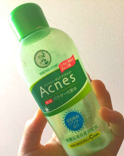 薬用パウダー化粧水/メンソレータム アクネス/化粧水を使ったクチコミ(1枚目)