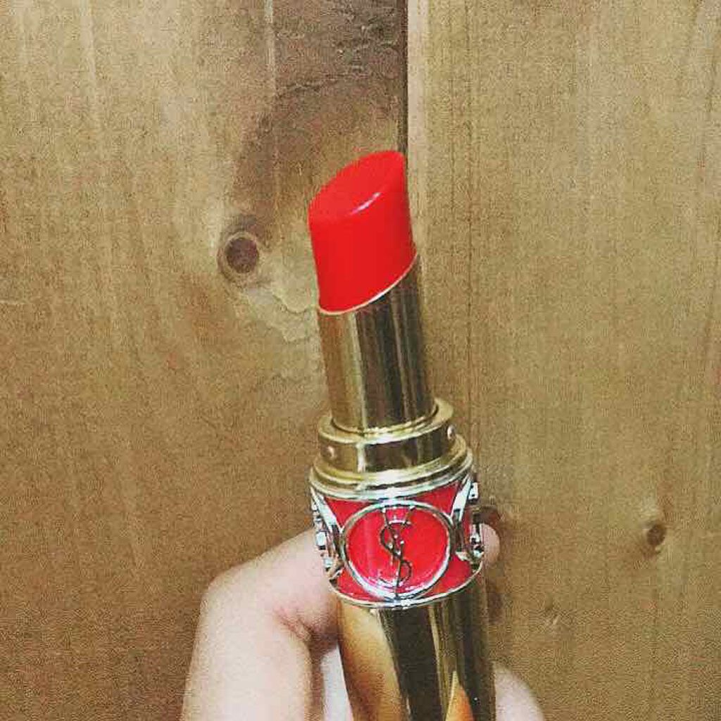 ルージュ ヴォリュプテ シャイン/YVES SAINT LAURENT BEAUTE/口紅を使ったクチコミ（1枚目）