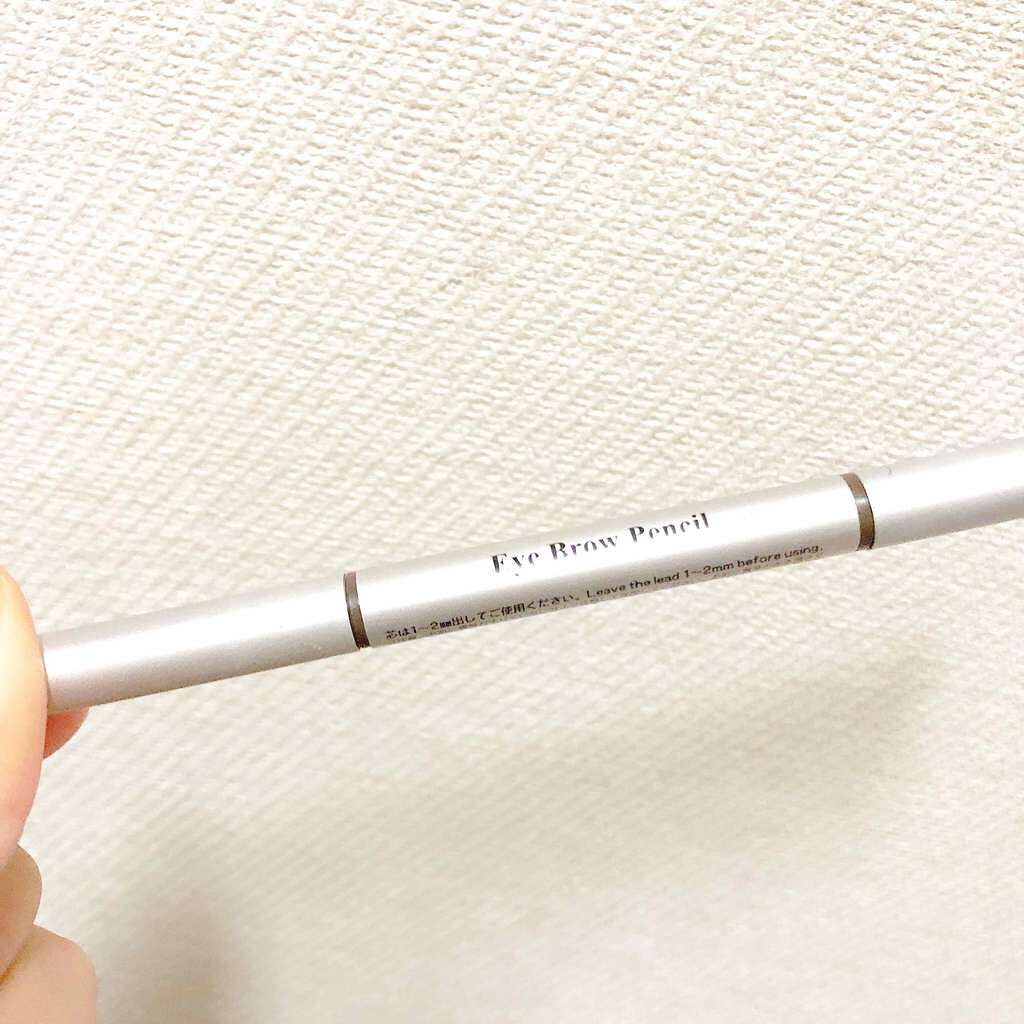 だ円芯 アルミ アイブローペンシル/DAISO/アイブロウペンシルを使ったクチコミ(1枚目)