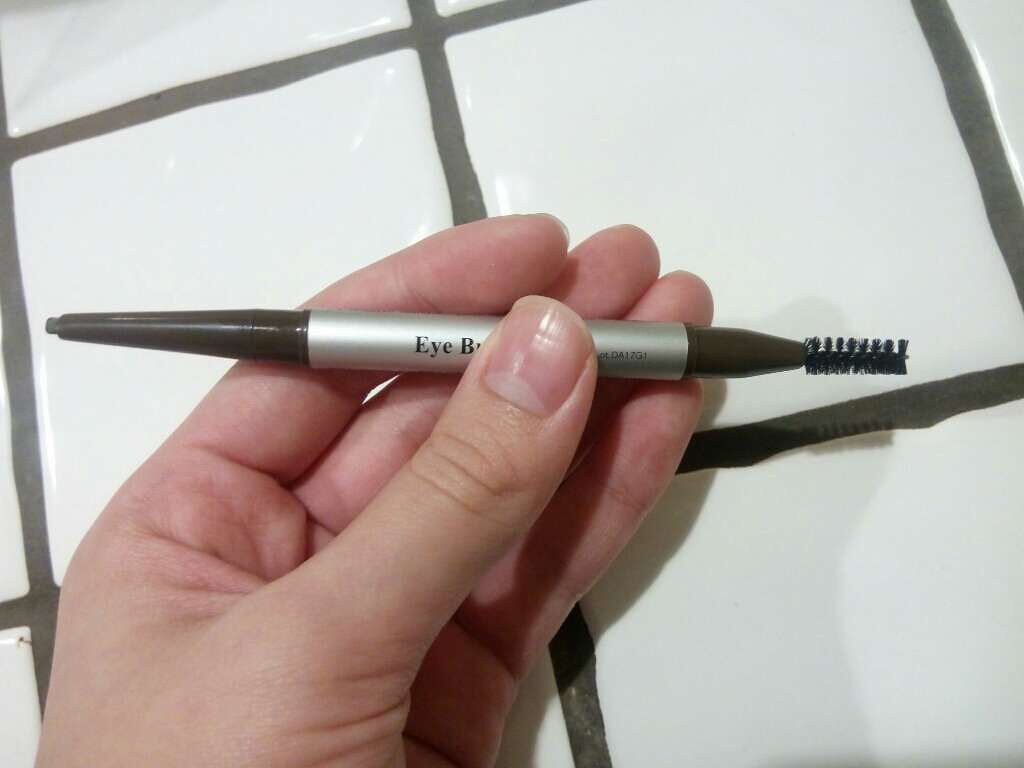 だ円芯 アルミ アイブローペンシル/DAISO/アイブロウペンシルを使ったクチコミ(2枚目)