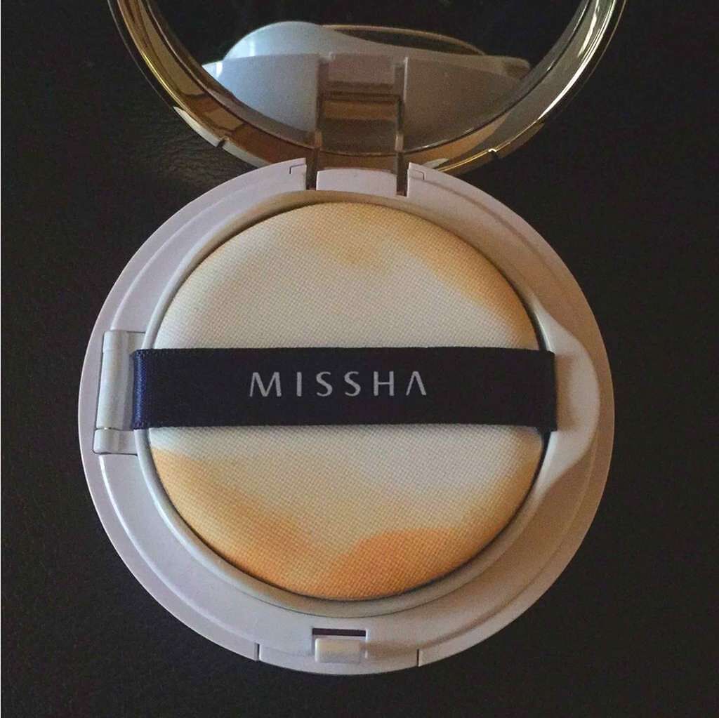 M クッション ファンデーション(モイスチャー)/MISSHA/クッションファンデーションを使ったクチコミ(2枚目)