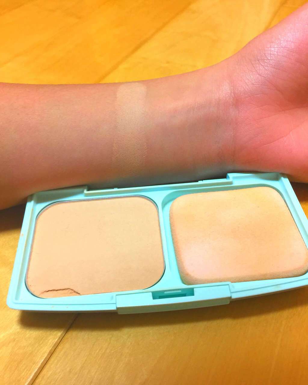 UVファンデーション EXプラス/CEZANNE/パウダーファンデーションを使ったクチコミ(3枚目)