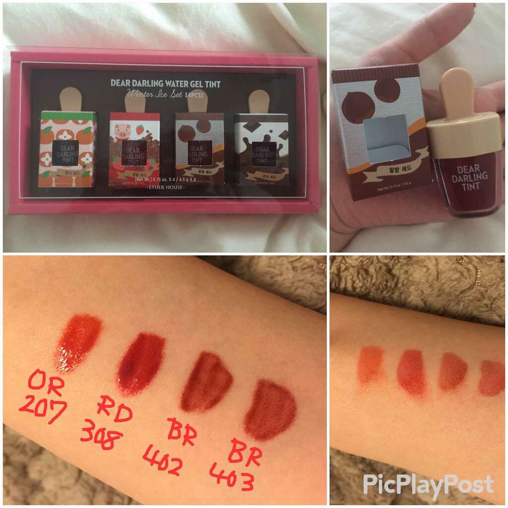 ディアダーリン ウォータージェルティント (アイスティント)/ETUDE/口紅を使ったクチコミ(1枚目)