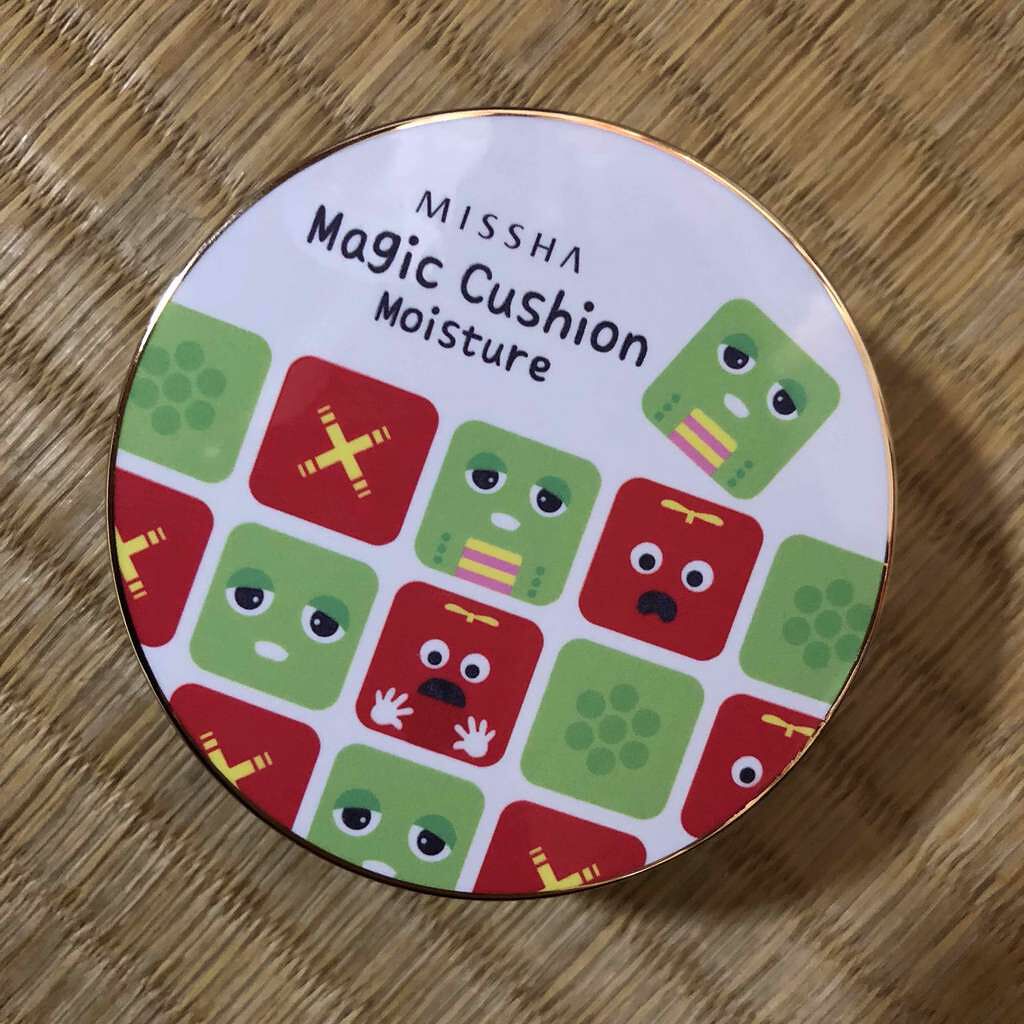M クッション ファンデーション(モイスチャー)/MISSHA/クッションファンデーションを使ったクチコミ(1枚目)