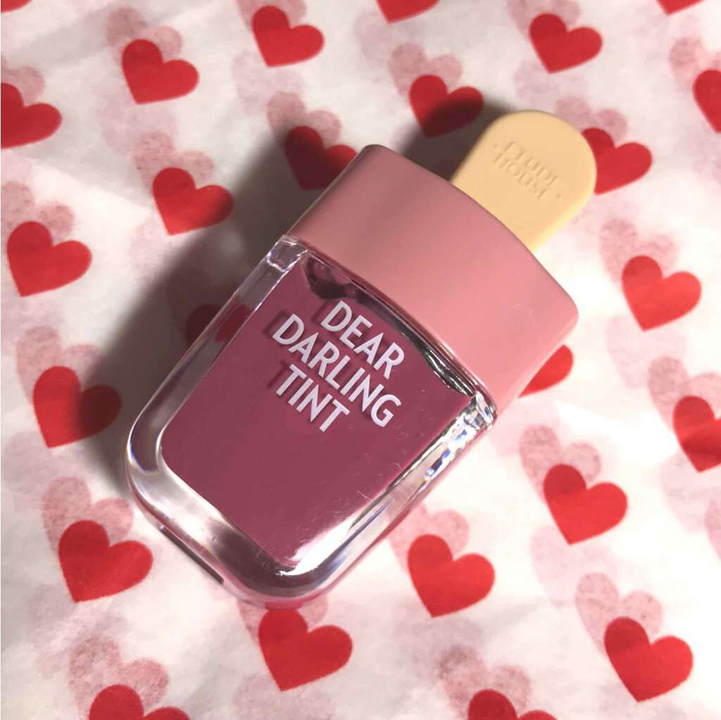 ディアダーリン ウォータージェルティント (アイスティント)/ETUDE/口紅を使ったクチコミ(1枚目)