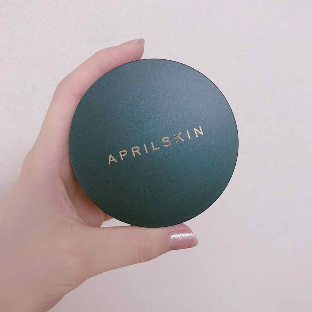 マジックスノークッション ブラック 2.0/APRILSKIN/クッションファンデーションを使ったクチコミ（1枚目）