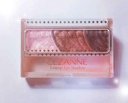 トーンアップアイシャドウ/CEZANNE/アイシャドウパレットを使ったクチコミ(1枚目)
