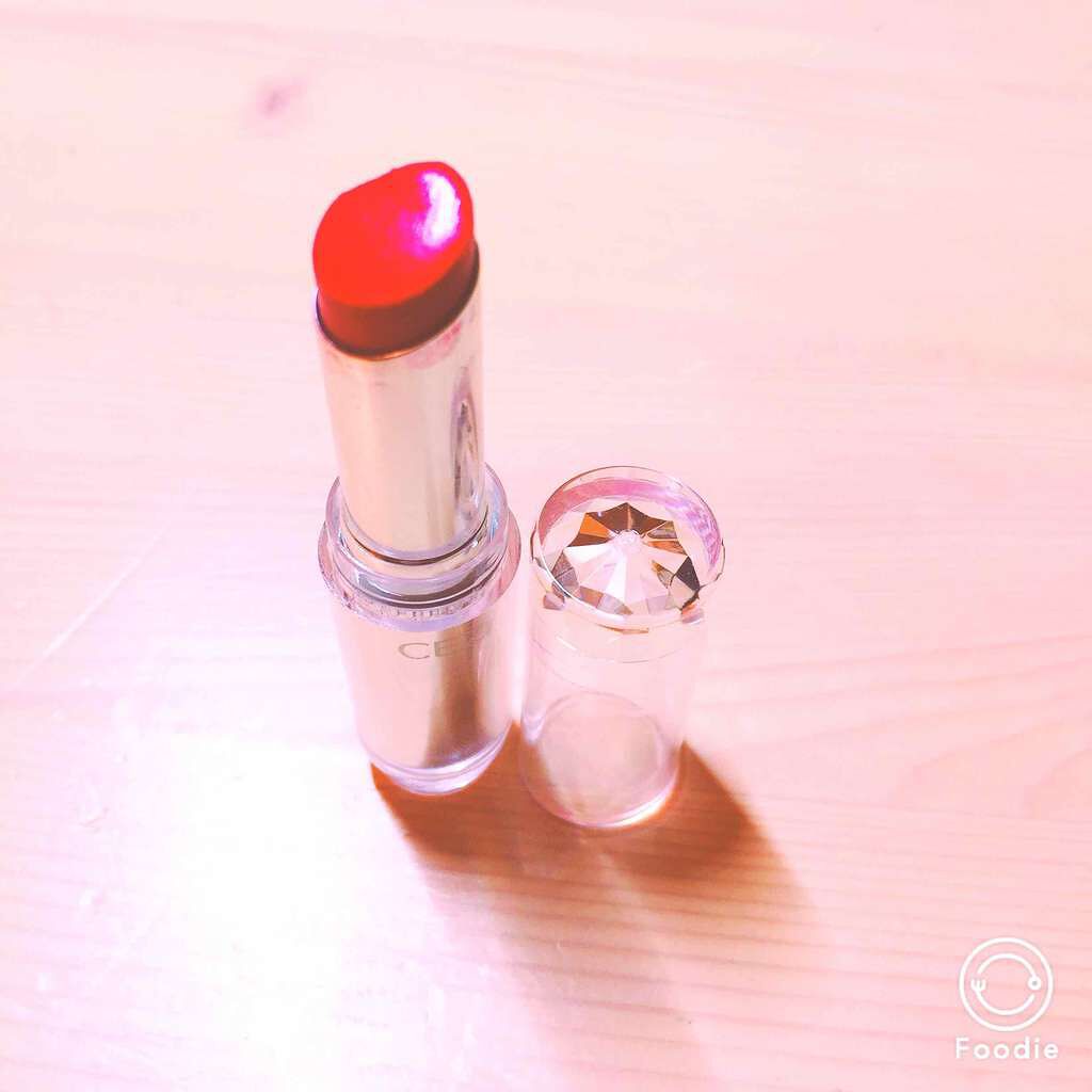 ラスティンググロスリップ/CEZANNE/口紅を使ったクチコミ（1枚目）