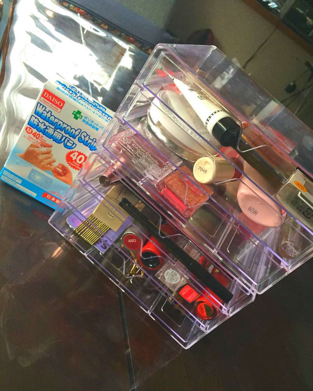 のびーるアイテープ(絆創膏タイプ、レギュラー)/DAISO/二重まぶた用アイテムを使ったクチコミ(1枚目)