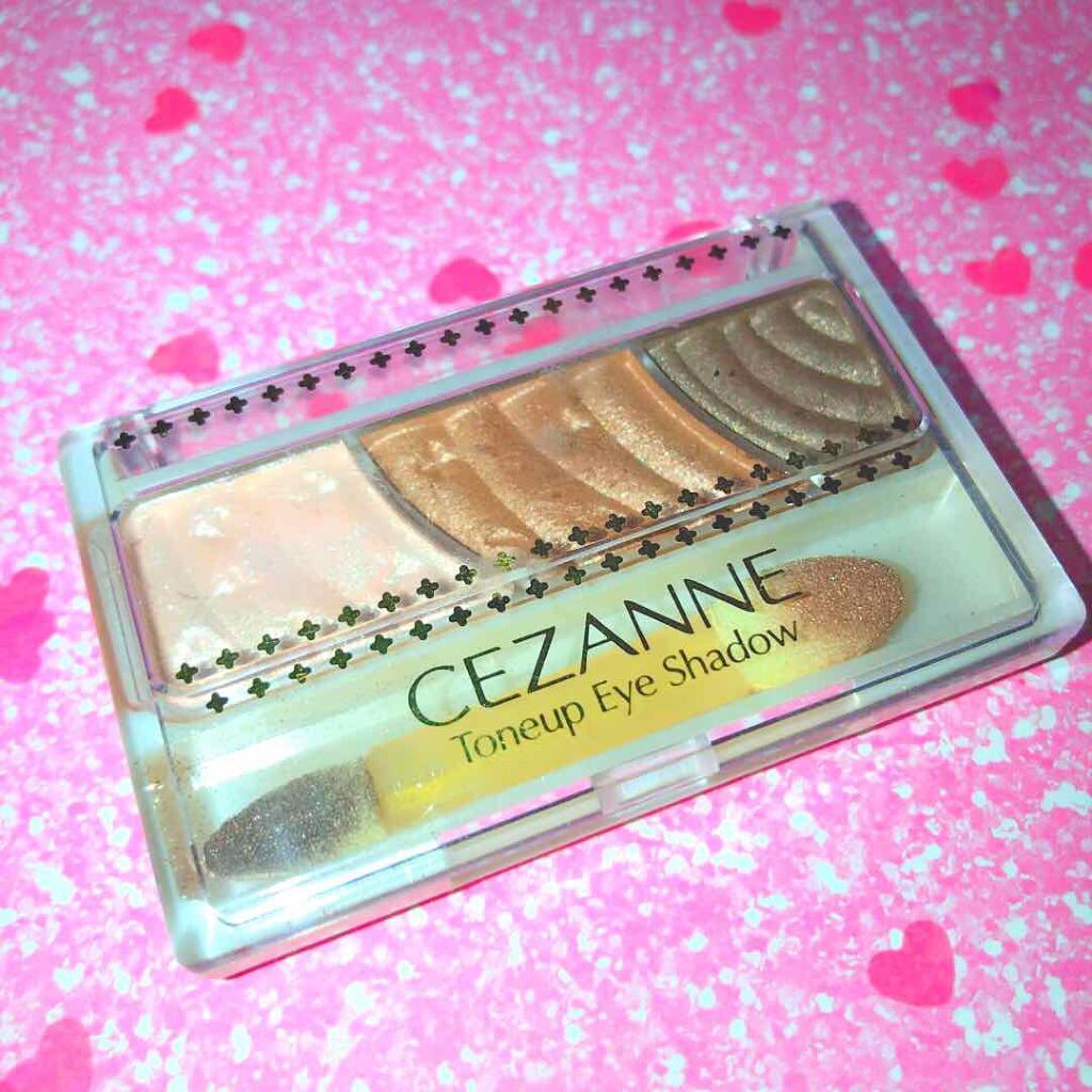 トーンアップアイシャドウ/CEZANNE/アイシャドウパレットを使ったクチコミ(1枚目)