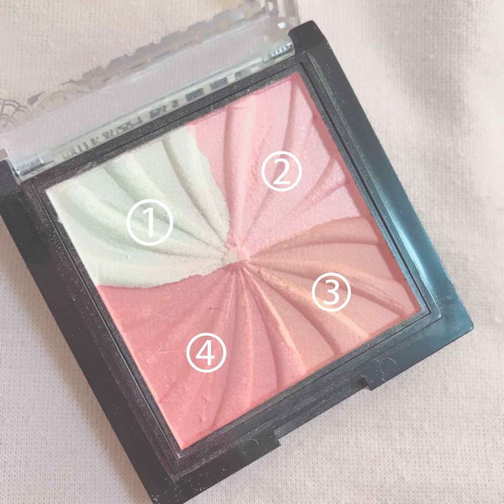 ミックスチークパウダー/DAISO/パウダーチークを使ったクチコミ(2枚目)