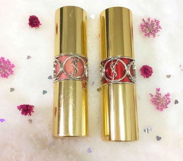 イヴ・サンローラン  ヴォリュプテシャイン💄

金パケが美しい持ってるだけで気分があがるリップです🙂
始めはパケ買いだったのですが使った時のテクスチャに感動したのを今でも覚えてます
体温でとろっととろけ