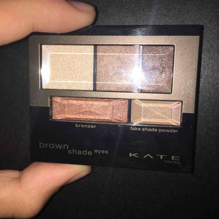 ブラウンシェードアイズN/KATE/アイシャドウパレットを使ったクチコミ(1枚目)