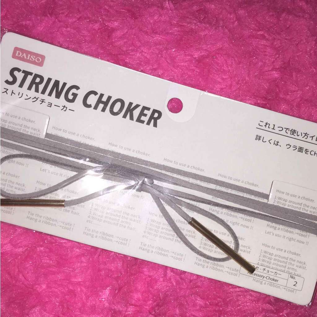 STRING CHOKER ストリングチョーカー DAISO