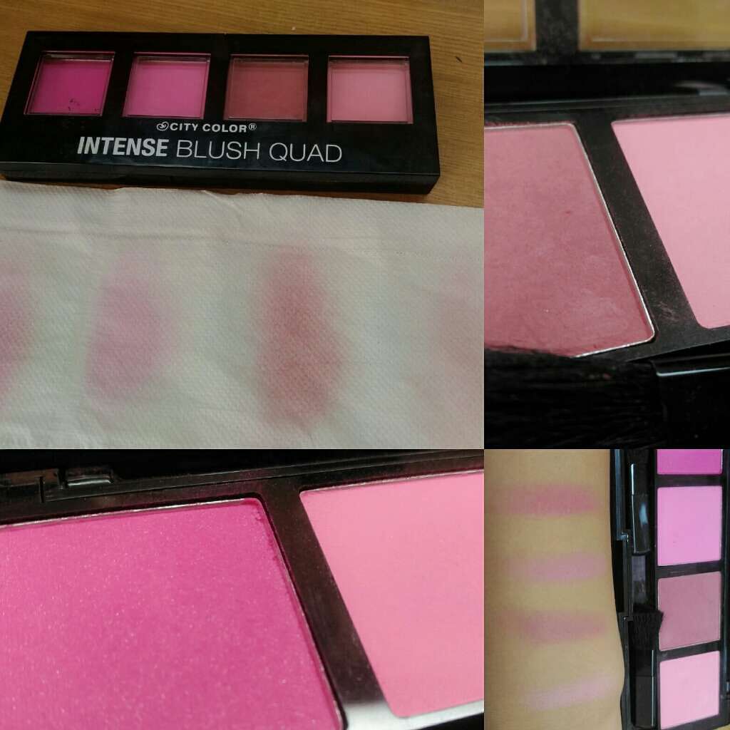 インテンスブラッシュクアッド/CITY COLOR/パウダーチークを使ったクチコミ（1枚目）