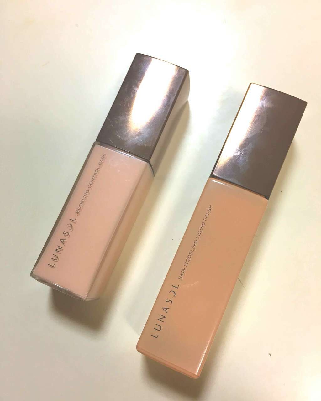 スキンモデリングリクイドフィニッシュ/LUNASOL/リキッドファンデーションを使ったクチコミ(1枚目)