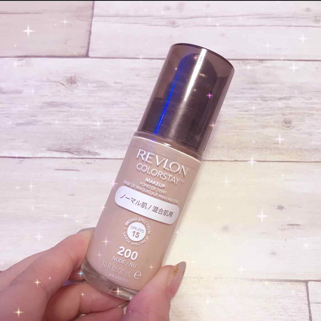 カラーステイ メイクアップ/REVLON/リキッドファンデーションを使ったクチコミ(1枚目)