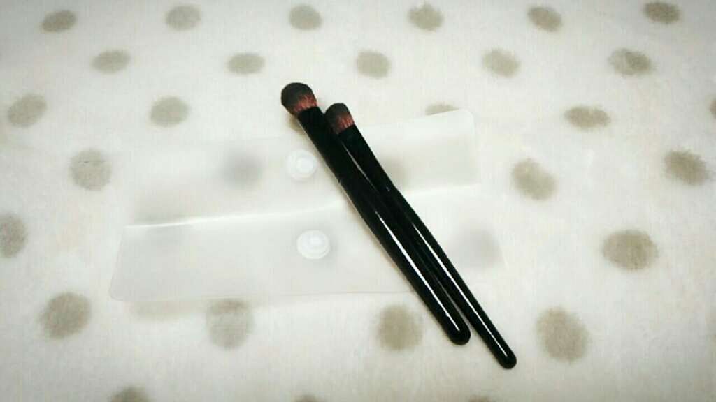 ファイバーアイシャドウブラシセット/ロージーローザ/メイクブラシを使ったクチコミ(1枚目)