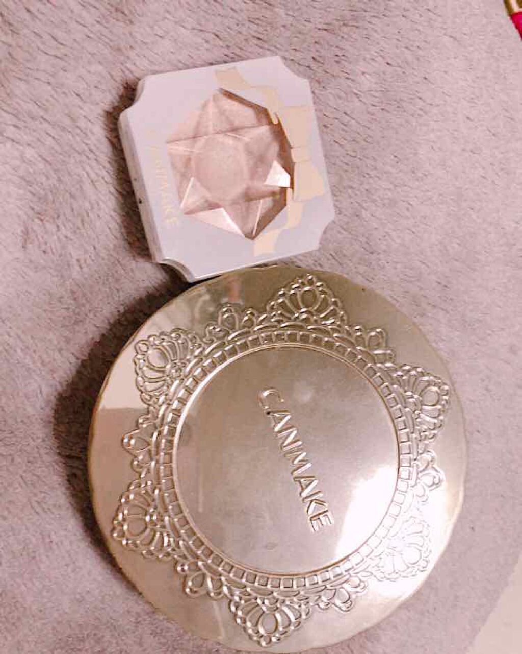 【旧品】マシュマロフィニッシュパウダー/キャンメイク/プレストパウダーを使ったクチコミ(1枚目)