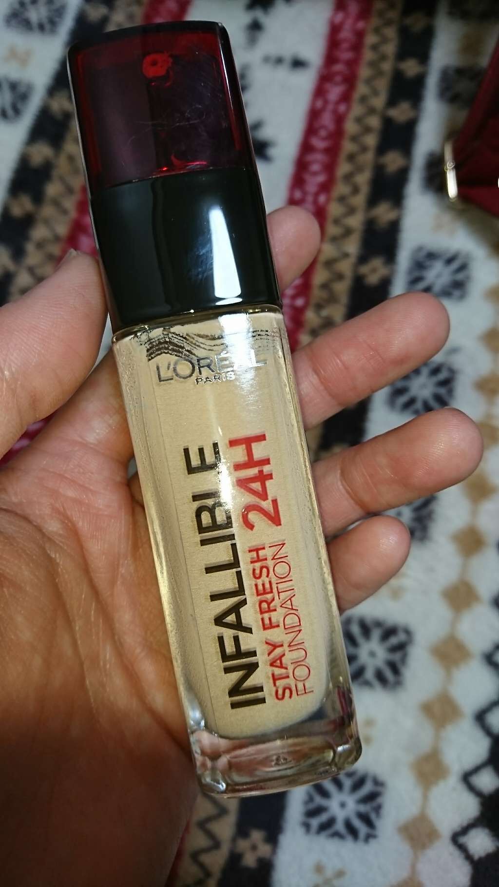 インファリブル ステイフレッシュファンデーション/ロレアル パリ/リキッドファンデーションを使ったクチコミ（1枚目）