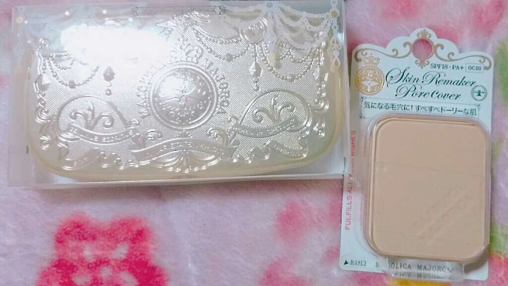 スキンリメイカー ポアカバー/MAJOLICA MAJORCA/パウダーファンデーションを使ったクチコミ(1枚目)