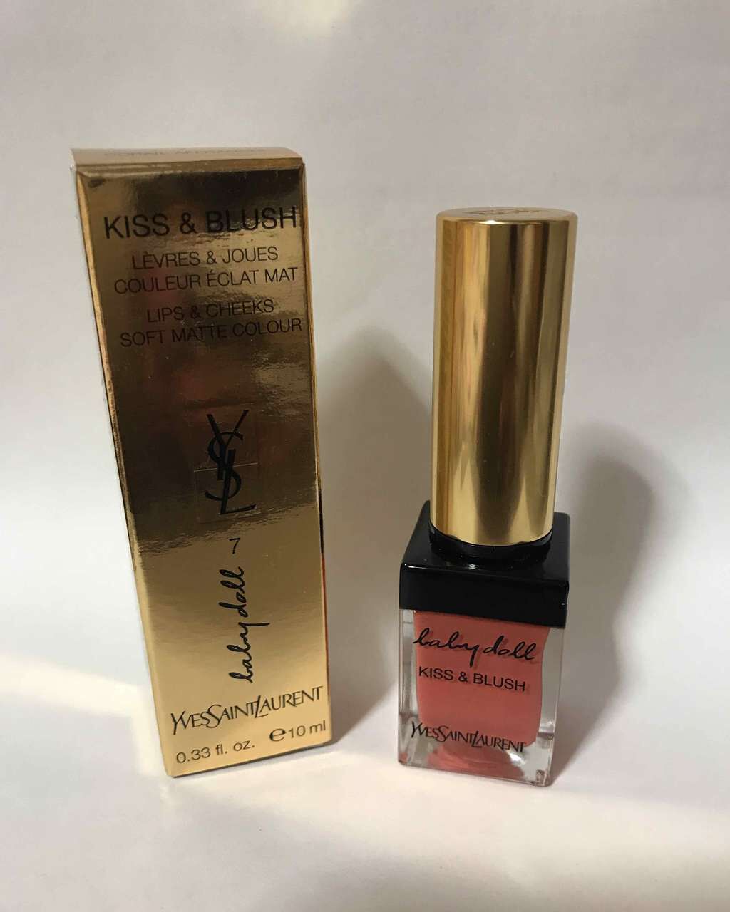 ベビードール キッス＆ブラッシュ/YVES SAINT LAURENT BEAUTE/ジェル・クリームチークを使ったクチコミ（1枚目）