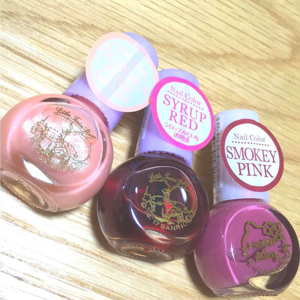 サンリオネイル/DAISO/マニキュアを使ったクチコミ(3枚目)