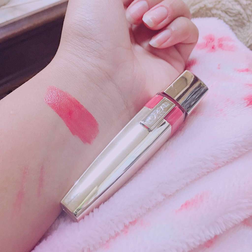 シャインカレス/ロレアル パリ/口紅を使ったクチコミ(3枚目)