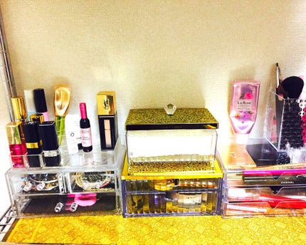 3段式クリアーケース/DAISO/その他化粧小物を使ったクチコミ(1枚目)