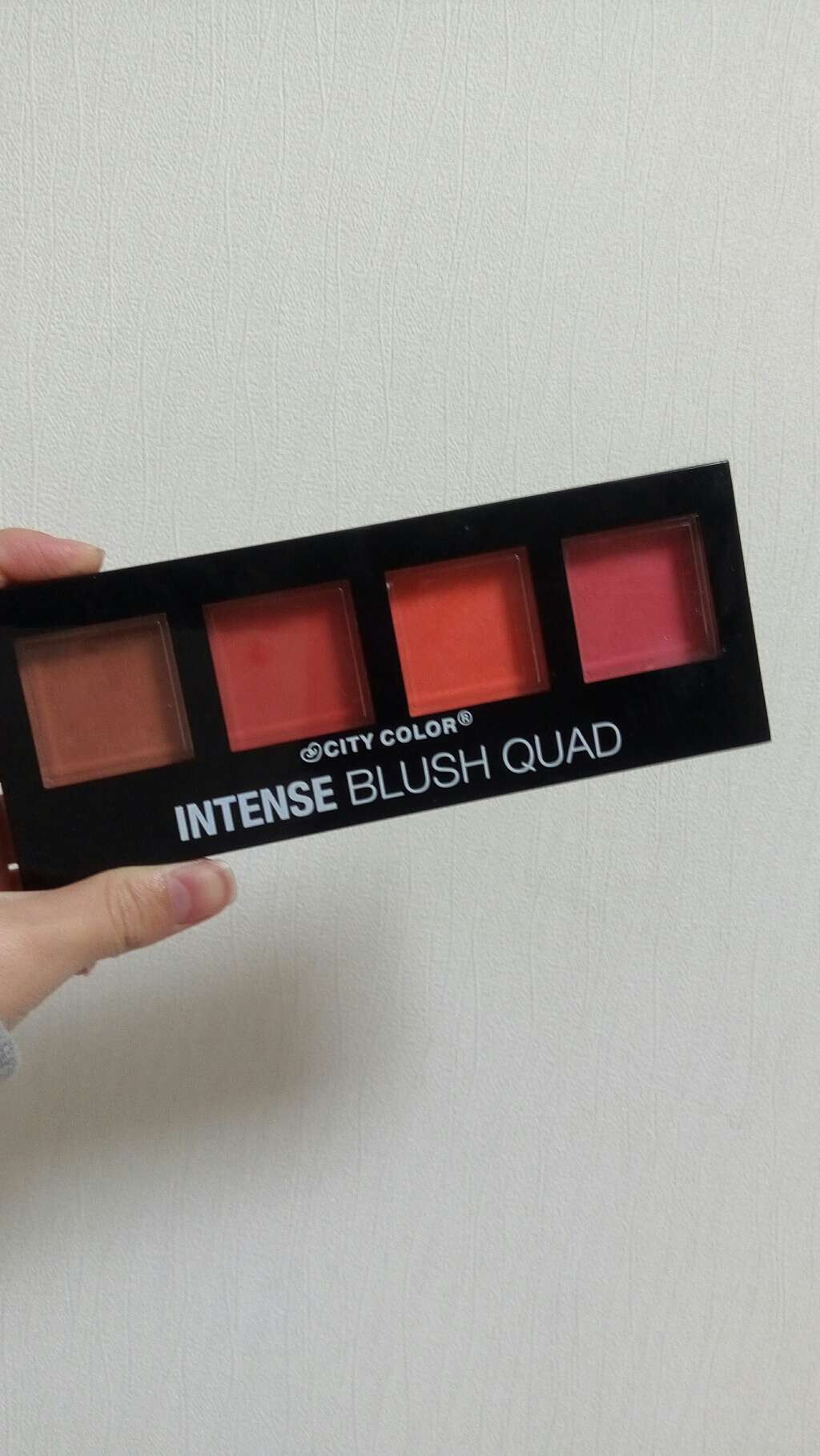 インテンスブラッシュクアッド/CITY COLOR/パウダーチークを使ったクチコミ(1枚目)