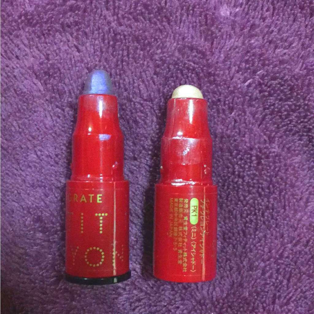 プチクレヨンアイシャドー ミニセット/インテグレート/スティックアイシャドウを使ったクチコミ(2枚目)