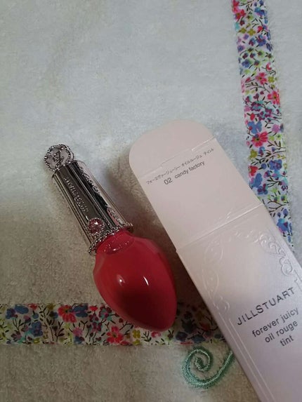 フォーエヴァージューシー オイルルージュ/JILL STUART/口紅を使ったクチコミ(1枚目)