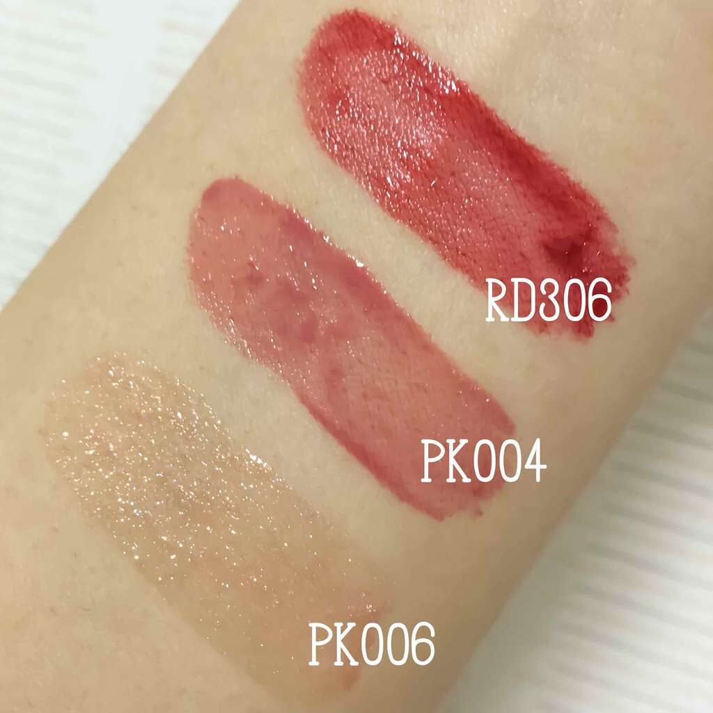 ディアダーリン ウォータージェルティント (アイスティント)/ETUDE/口紅を使ったクチコミ(3枚目)