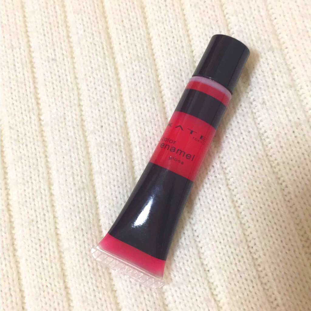 カラーエナメルグロス/KATE/リップグロスを使ったクチコミ（1枚目）