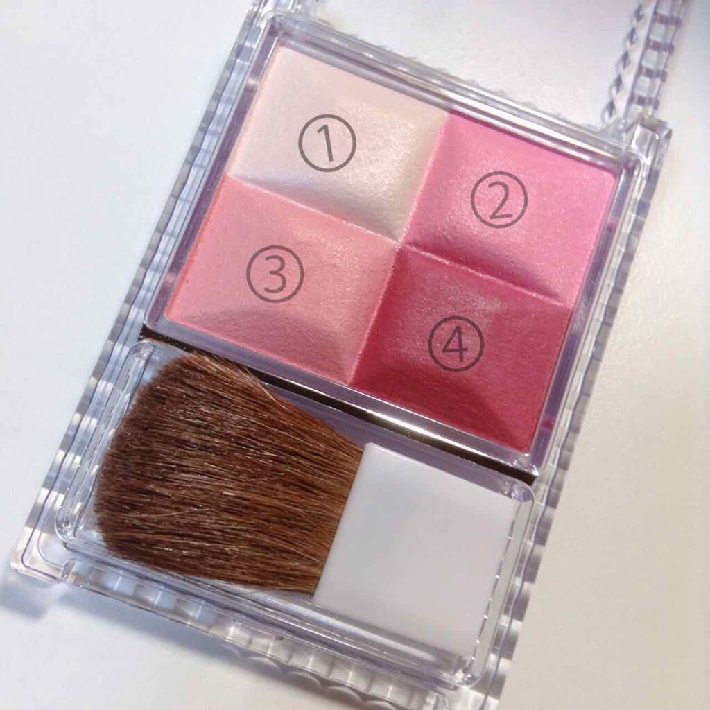 ミックスカラーチーク/CEZANNE/パウダーチークを使ったクチコミ(2枚目)