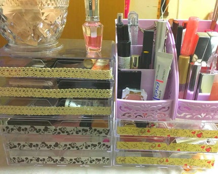 3段式クリアーケース/DAISO/その他化粧小物を使ったクチコミ(1枚目)